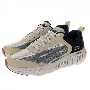 SKECHERS GO RUN ELEVATE 男慢跑鞋-米白-220322NAT US10 白色