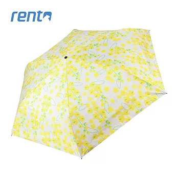 【rento】碳纖輕量黑膠晴雨傘 阿勃勒