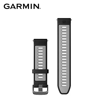 GARMIN Forerunner 矽膠替換錶帶  獵影黑