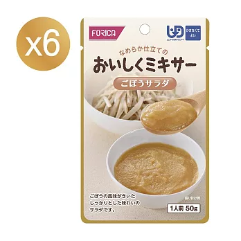 【日本FORICA】福瑞加  醬香麻油牛蒡 50gX6