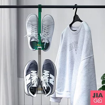JIAGO 通風晾曬鞋架 透黑