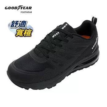 【Goodyear 固特異】巡航者 男款緩震氣墊運動鞋  / GAMR33210 JP26.5 黑