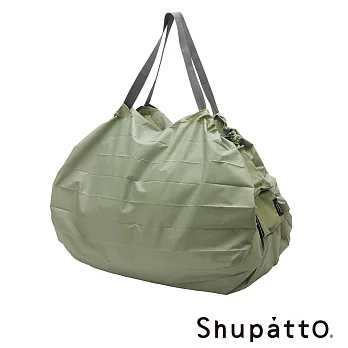 Shupatto 燈籠型素色秒收環保啪啪包-大 林綠