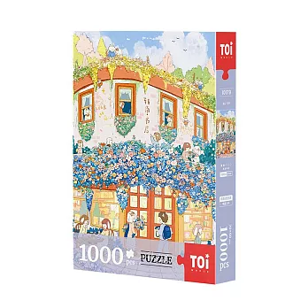 TOi 圖益 【遇見．花開】拼圖1000片 治癒系畢業禮物DIY生日插畫桌遊畢業禮物