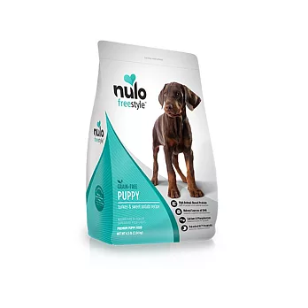 【NULO 紐樂芙】無穀高肉量犬糧-5kg/11lbs- 幼母犬-低敏火雞+DHA