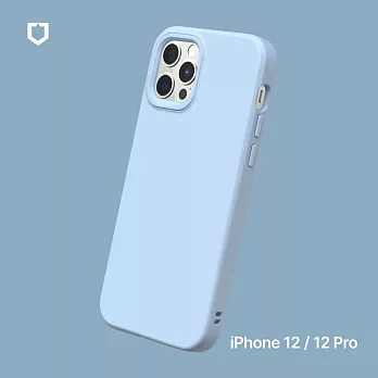 犀牛盾 iPhone 12 / 12 Pro (6.1吋) SolidSuit 經典防摔背蓋手機保護殼- 冰河藍