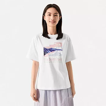 The North Face W S/S PLACE WE LOVE TEE? - AP 女短袖上衣-白-NF0A86Q6FN4 XL 白色