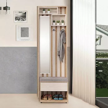 Homelike 喜家居2尺玄關鏡面坐鞋椅(2334)