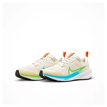 NIKE AIR ZOOM PEGASUS 40 GS 中大童跑步鞋-米白-FQ6863131 US5 白色