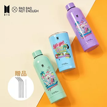 【BTS】 BBNE BTS Dynamite 聯名款潮行杯/不鏽鋼保冰保溫杯 500ml 多色任選 天空藍