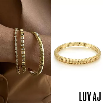 LUV AJ 好萊塢潮牌 立體蛇紋金色伸縮手鍊 MINI FLEX SNAKE CHAIN BRACELET