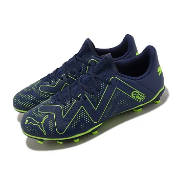 Puma 足球鞋 Future Play FG/AG 男鞋 藍 綠 草地適用 膠釘 支撐 運動鞋 10737703 28.5cm NAVY/GREEN