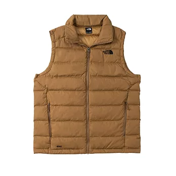 The North Face M MFO MOUNTAIN DOWN VEST - AP 男舒適保暖立領羽絨背心-棕-NF0A88R6173 2XL 棕色