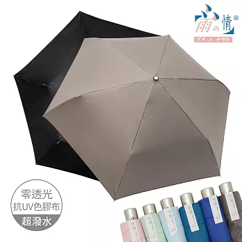 【雨之情】羽量防曬百搭自動傘  煙燻灰