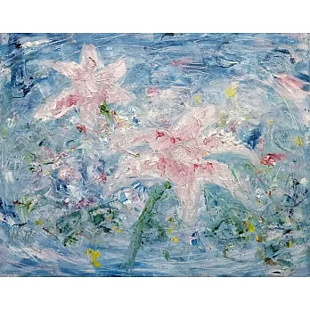 【玲廊滿藝】芒現-霧裡看花27x35cm