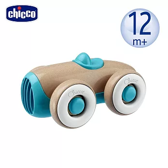 chicco-ECO+復刻風木頭小車-水藍