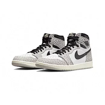 Air Jordan 1 Retro High OG White Cement 白水泥 爆裂紋 DZ5485-052 US7 白水泥