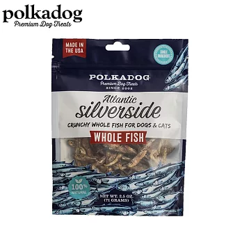 【Polkadog搖擺船長】犬貓-大西洋銀翅小魚2.5oz(犬貓適用/寵物零食/皮毛保健)