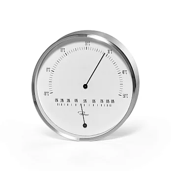 《Philippi》Tempus濕度溫度計 | 室溫計 測溫計 - 米白