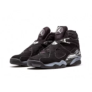 Air Jordan 8 黑銀 305368-003 23.5寬楦 黑銀