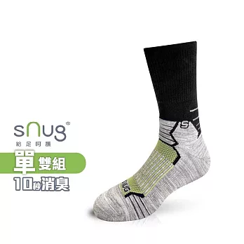 【sNug十秒除臭襪】CTRL3.5度工學籃球襪單雙-黑筒/台灣金選獎/臺灣戶外精品優選獎/科技棉除臭襪/職棒球星推薦/襪底止滑/厚底/ 黑筒22-24