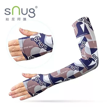 【sNug 鈦冰涼抗UV袖套】露指設計/高效防曬/吸汗速乾/溫控調節/親膚柔軟/戶外運動配件/ S 灰色 S 灰色