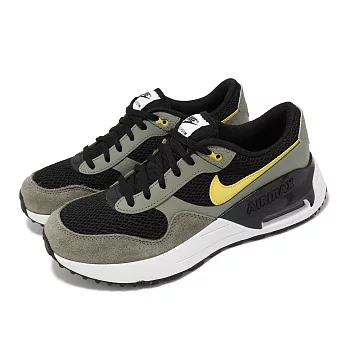 Nike 休閒鞋 Air Max Systm GS 大童 女鞋 綠 黑 氣墊 復古 麂皮 DQ0284-007