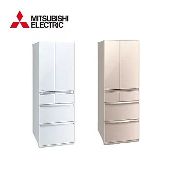 MITSUBISHI 三菱 日製六門 472L 變頻玻璃鏡面冰箱 MR-WX47LF -含基本安裝+舊機回收 水晶杏(F)