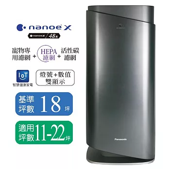 Panasonic國際牌18坪空氣清淨機 F-P90MH