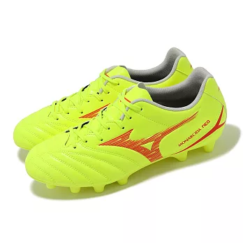 Mizuno 足球鞋 Monarcida Neo III Select Wide 男鞋 寬楦 黃 人工草皮 美津濃 P1GA2425-45