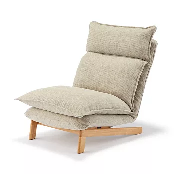 【MUJI 無印良品】高椅背和室沙發/聚酯平織/米色