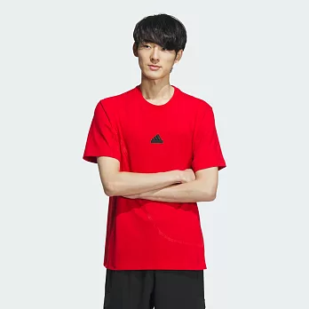 ADIDAS CM GFX TEE 男短袖上衣-紅-IT3993 S 紅色