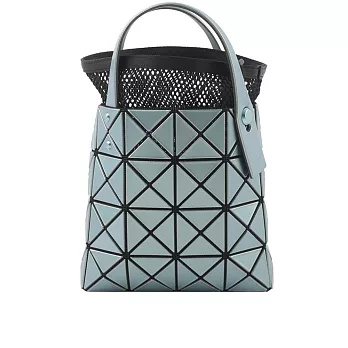 ISSEY MIYAKE BAO BAO LUCENT BOXY 4X4 迷你金屬色手提包 (淺藍色)