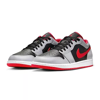Air Jordan 1 Low Smoke Grey Gym Red 煙灰紅勾 553558-060 US10.5 煙灰紅勾