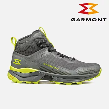 GARMONT 男款 GTX 中筒越野疾行健走鞋 9.81 Engage MID 002840 (S05016)｜黃金大底 GoreTex 防水透氣 疾速健行 健走 UK7 鐵灰-綠