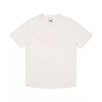 The North Face M SUN CHASE LOGO SS TEE - AP 男短袖上衣-米白-NF0A87VZQLI L 白色