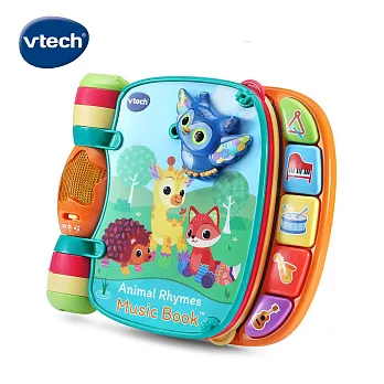 【Vtech】音樂啟蒙學習翻翻書-貓頭鷹(藍)