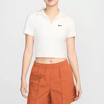 NIKE AS W NSW ESSNTL SS POLO CRP TO 女短袖POLO-白-DV7885133 M 白色