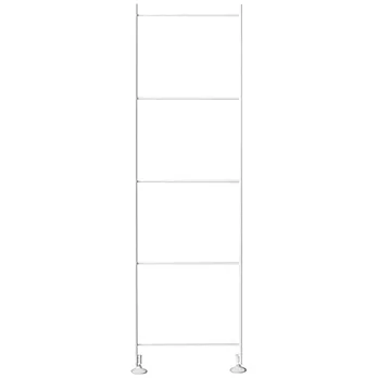 【MUJI 無印良品】SUS追加用側片25cm/亮面淺灰/小