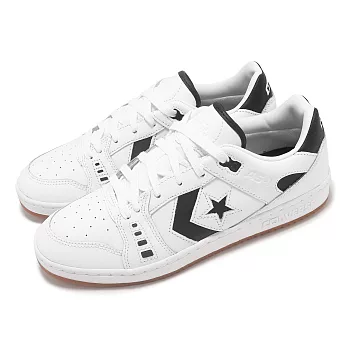 Converse 滑板鞋 AS-1 Pro 男鞋 女鞋 白 黑 膠底 皮革 休閒鞋 A07318C