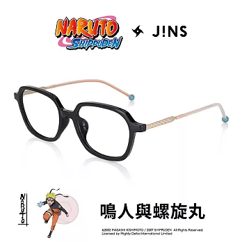 JINS火影忍者疾風傳系列眼鏡-鳴人與螺旋丸款式(URF-24S-A026) 黑x金