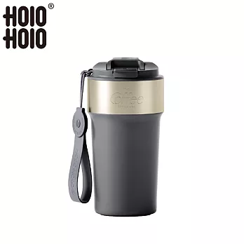 【HOLOHOLO】LATTE CUP 2.0 陶瓷保溫拿鐵吸管杯（500ml／3色） 水泥灰