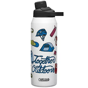 【美國 CamelBak】1000ml Chute Mag不鏽鋼戶外運動保溫瓶(保冰)   驕傲出走