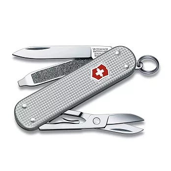 VICTORINOX 瑞士維氏 5用ALOX金屬殼瑞士刀-銀