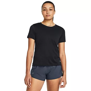 Under Armour 女 Streaker Splatter 短T-Shirt-黑-1382435-001 M 黑色