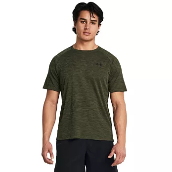 Under Armour 男 Textured 短T-Shirt-綠-1382796-390 L 綠色