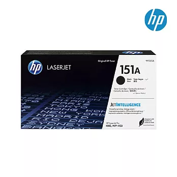 HP 151A LaserJet 黑色原廠碳粉匣 (W1510A)