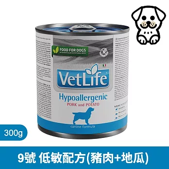 【Farmina 法米納】犬用天然處方系列-犬用低敏配方(豬肉+地瓜) 300g