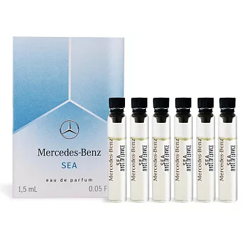 Mercedes Benz 賓士 三芒星 淡香精(1.5ml)X6-多款-隨身針管公司貨 海洋X6