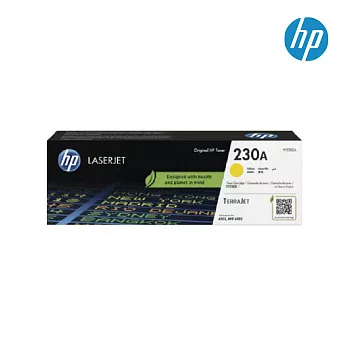 HP 230A LaserJet 黃色原廠碳粉匣(W2302A)